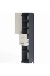 Hyperion Dolap 4 Raflı 2 Çekmeceli Tek Kapaklı 44x44x243 - S64M068V4B