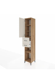 Hyperion Dolap 4 Raflı 2 Çekmeceli Tek Kapaklı 44x44x243 - S64M068V7B