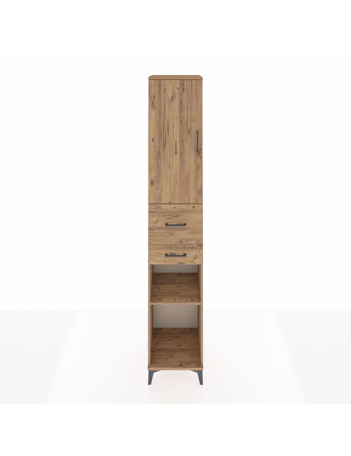 Hyperion Dolap 4 Raflı 2 Çekmeceli Tek Kapaklı 44x44x243 - S64M068V9B