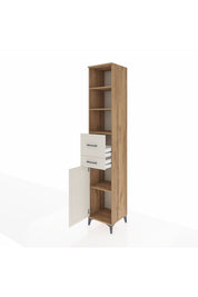 Hyperion Dolap 4 Raflı 2 Çekmeceli Tek Kapaklı 44x44x243 - S64M069V7B