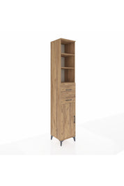 Hyperion Dolap 4 Raflı 2 Çekmeceli Tek Kapaklı 44x44x243 - S64M069V9B
