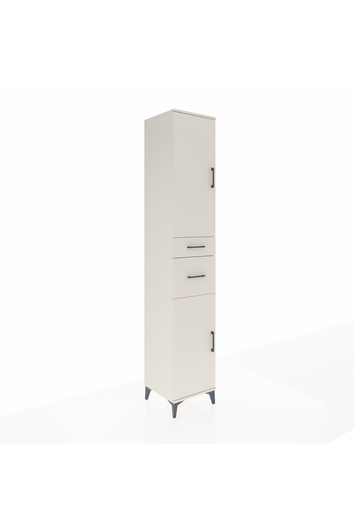 Hyperion Dolap 4 Raflı 2 Çekmeceli 2 Kapaklı 44x44x243 - S64M070V1B