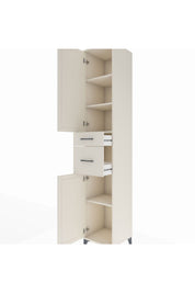 Hyperion Dolap 4 Raflı 2 Çekmeceli 2 Kapaklı 44x44x243 - S64M070V1B