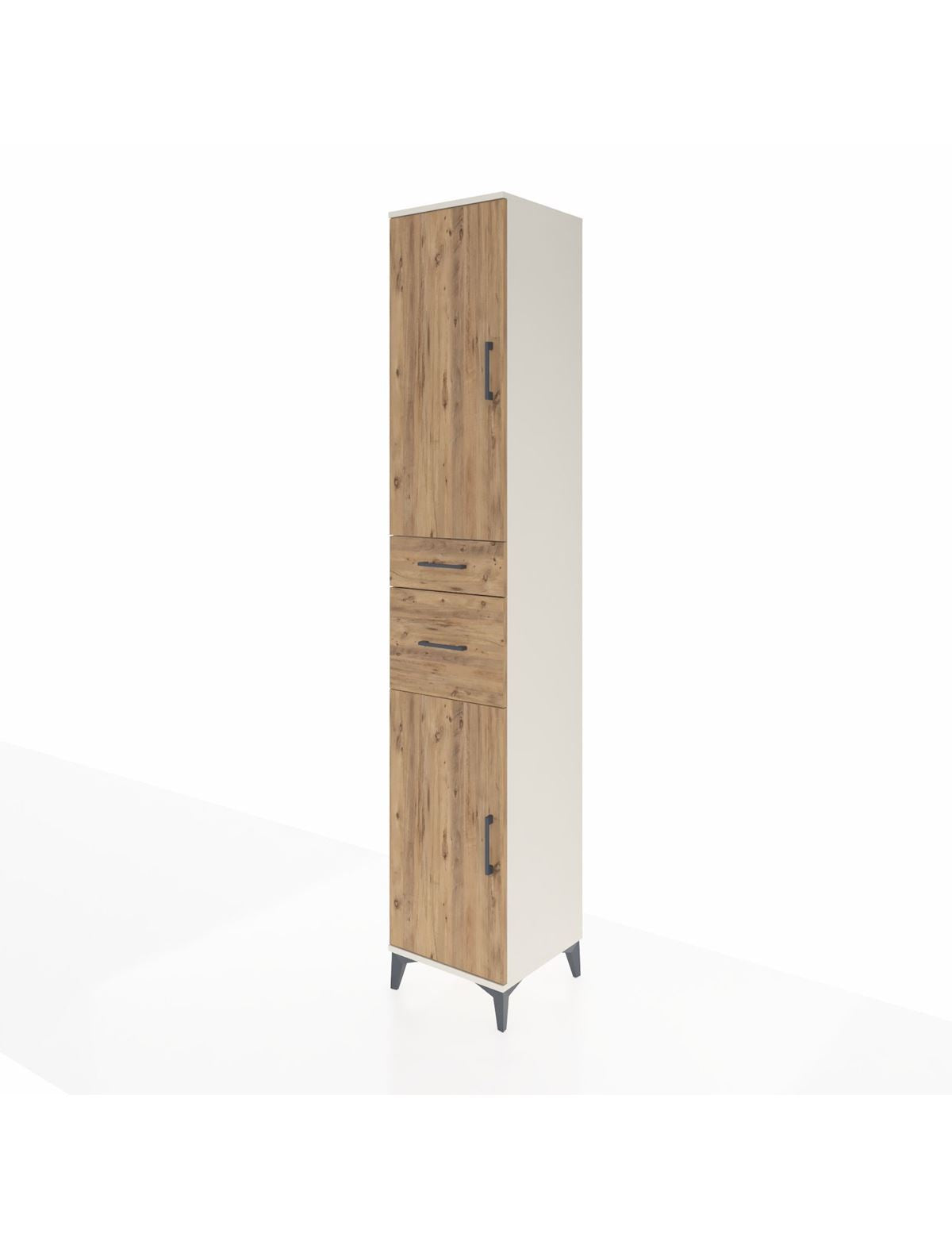 Hyperion Dolap 4 Raflı 2 Çekmeceli 2 Kapaklı 44x44x243 - S64M070V3B