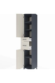 Hyperion Dolap 4 Raflı 2 Çekmeceli 2 Kapaklı 44x44x243 - S64M070V4B