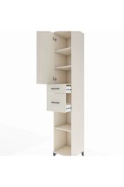 Hyperion Dolap 4 Raflı 2 Çekmeceli Tek Kapaklı 44x44x243 - S64M071V1B