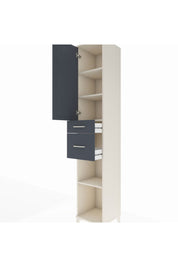 Hyperion Dolap 4 Raflı 2 Çekmeceli Tek Kapaklı 44x44x243 - S64M071V2B