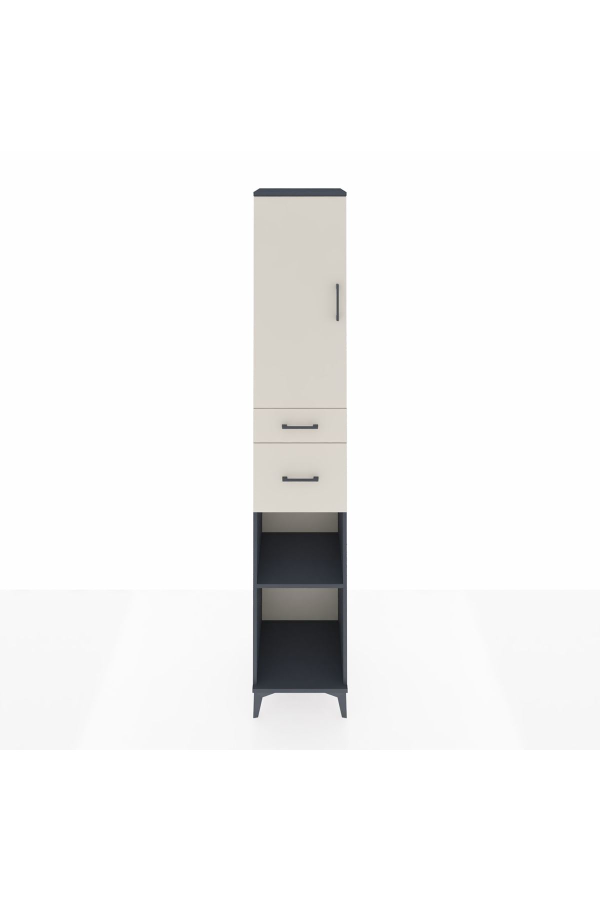 Hyperion Dolap 4 Raflı 2 Çekmeceli Tek Kapaklı 44x44x243 - S64M071V4B