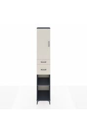 Hyperion Dolap 4 Raflı 2 Çekmeceli Tek Kapaklı 44x44x243 - S64M071V4B
