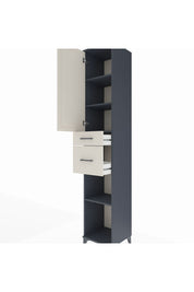 Hyperion Dolap 4 Raflı 2 Çekmeceli Tek Kapaklı 44x44x243 - S64M071V4B