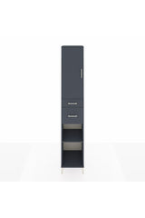 Hyperion Dolap 4 Raflı 2 Çekmeceli Tek Kapaklı 44x44x243