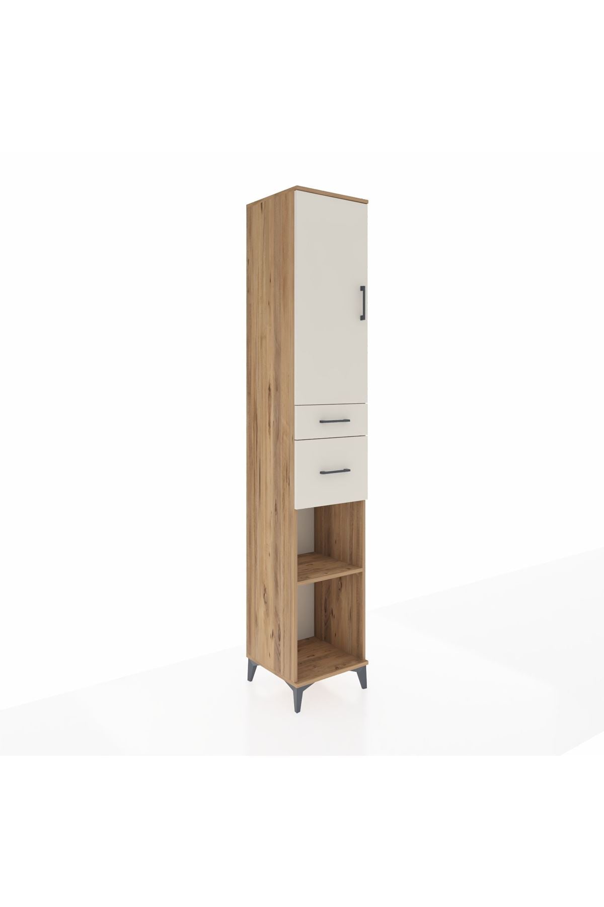 Hyperion Dolap 4 Raflı 2 Çekmeceli Tek Kapaklı 44x44x243 - S64M071V7B