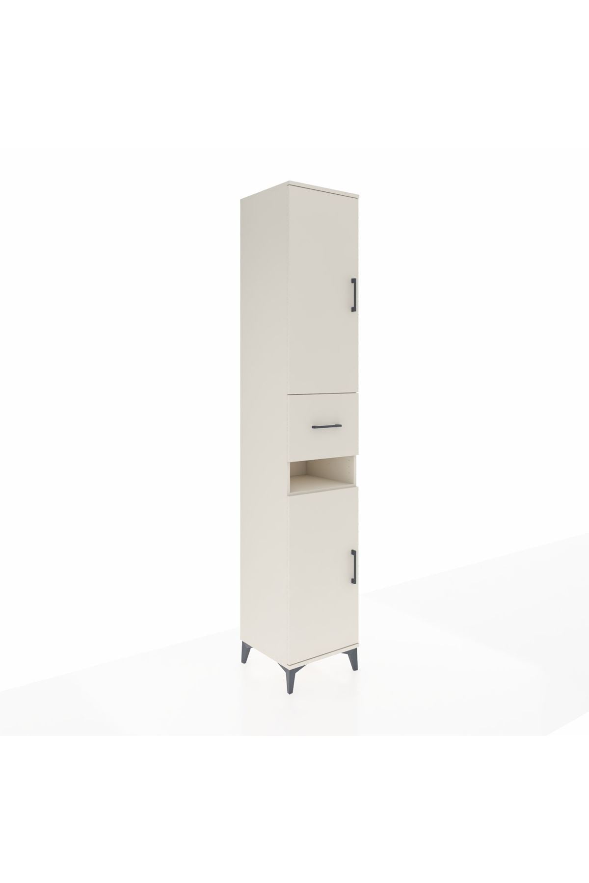 Hyperion Dolap 5 Raflı Tek Çekmeceli 2 Kapaklı 44x44x243 - S64M073V1B