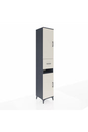 Hyperion Dolap 5 Raflı Tek Çekmeceli 2 Kapaklı 44x44x243 - S64M073V4B
