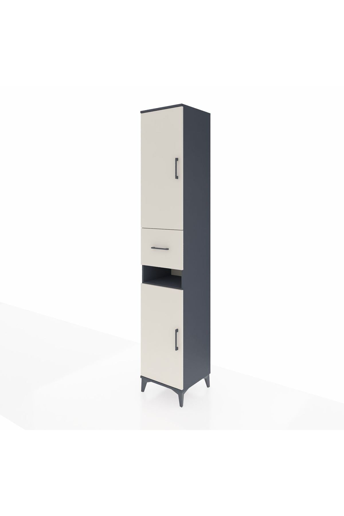 Hyperion Dolap 5 Raflı Tek Çekmeceli 2 Kapaklı 44x44x243 - S64M073V4B