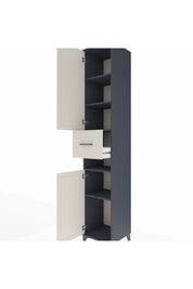 Hyperion Dolap 5 Raflı Tek Çekmeceli 2 Kapaklı 44x44x243 - S64M073V4B
