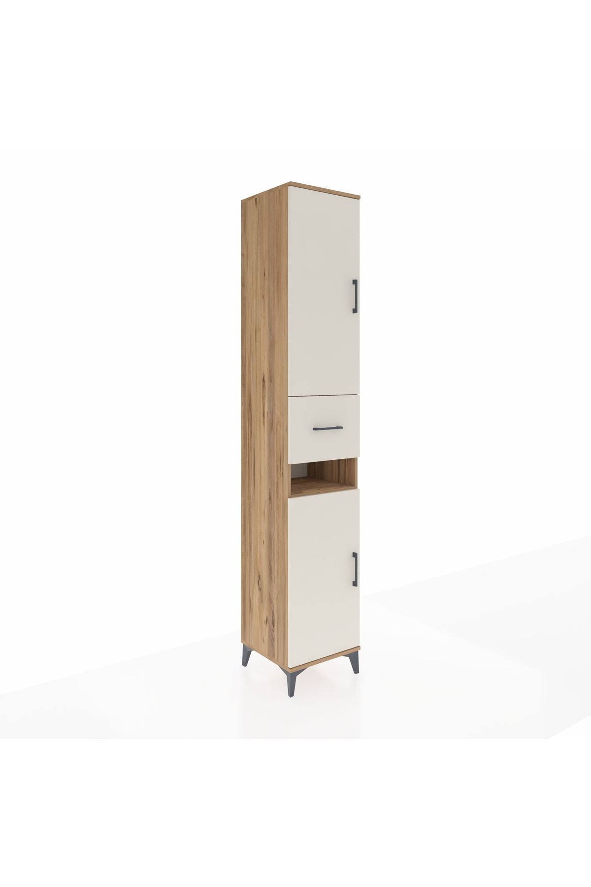 Hyperion Dolap 5 Raflı Tek Çekmeceli 2 Kapaklı 44x44x243 - S64M073V7B