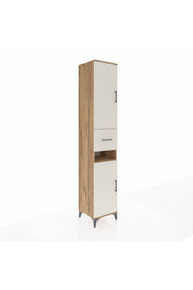 Hyperion Dolap 5 Raflı Tek Çekmeceli 2 Kapaklı 44x44x243 - S64M073V7B