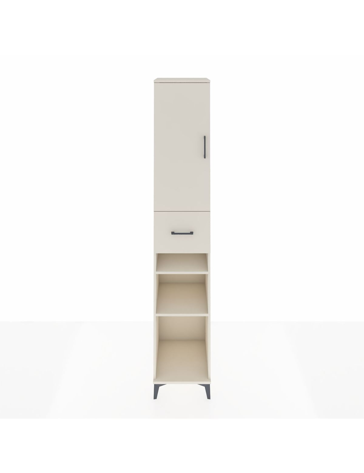 Hyperion Dolap 5 Raflı Tek Çekmeceli Tek Kapaklı 44x44x243 - S64M074V1B