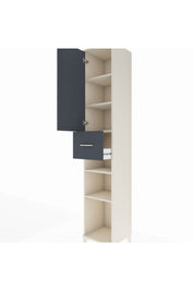 Hyperion Dolap 5 Raflı Tek Çekmeceli Tek Kapaklı 44x44x243 - S64M074V2B