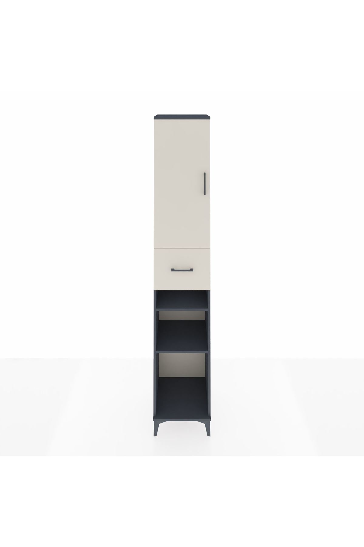 Hyperion Dolap 5 Raflı Tek Çekmeceli Tek Kapaklı 44x44x243 - S64M074V4B