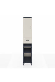Hyperion Dolap 5 Raflı Tek Çekmeceli Tek Kapaklı 44x44x243 - S64M074V4B
