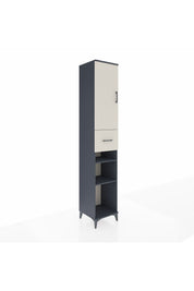 Hyperion Dolap 5 Raflı Tek Çekmeceli Tek Kapaklı 44x44x243 - S64M074V4B