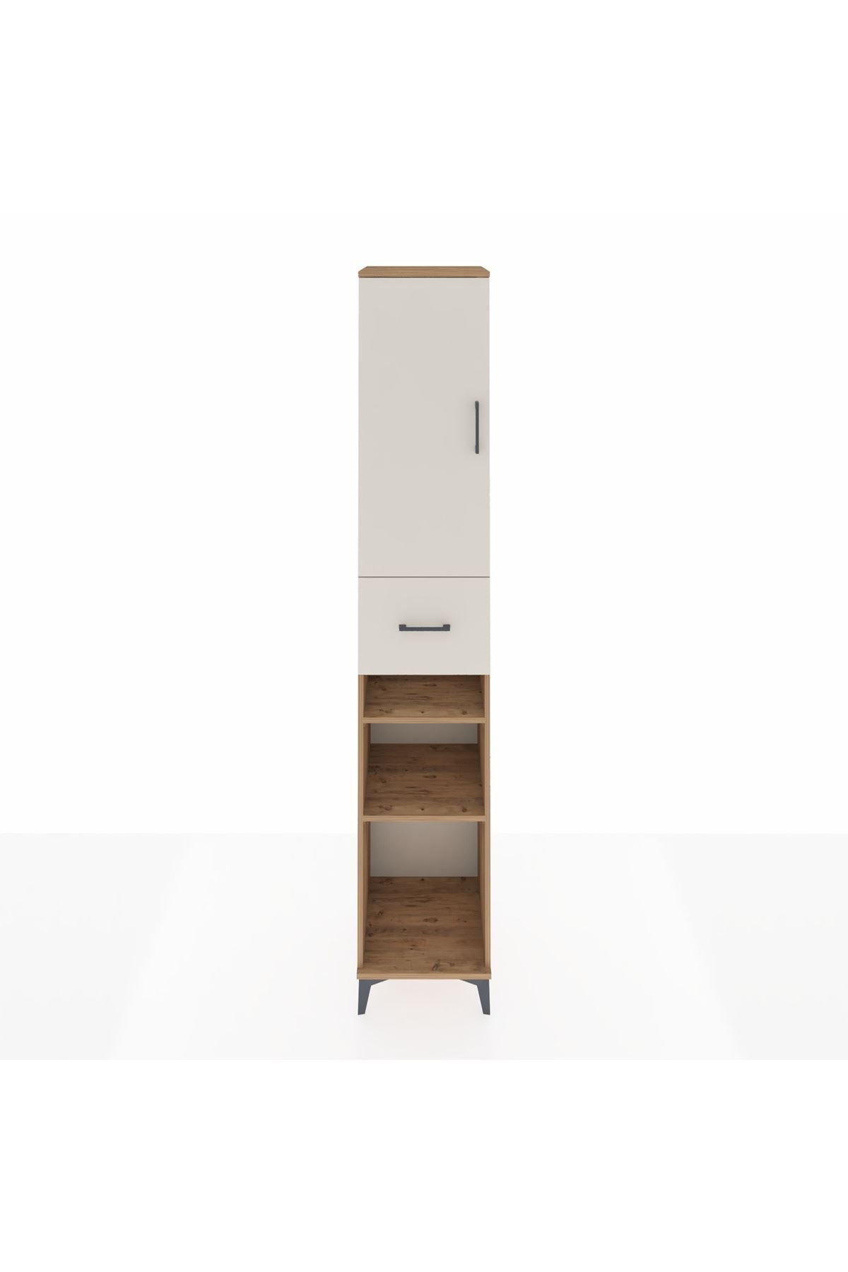Hyperion Dolap 5 Raflı Tek Çekmeceli Tek Kapaklı 44x44x243 - S64M074V7B