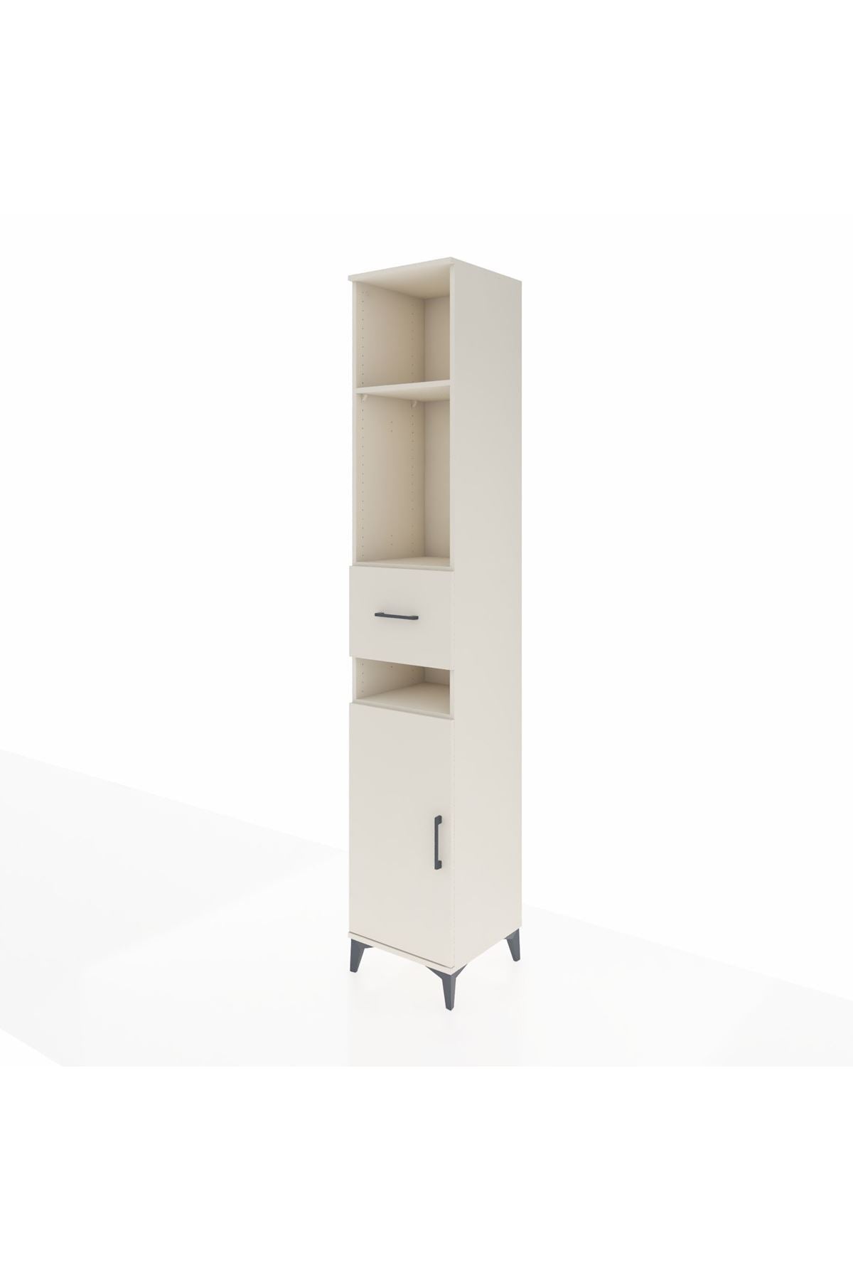 Hyperion Dolap 4 Raflı Tek Çekmeceli Tek Kapaklı 44x44x243 - S64M075V1B
