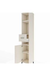 Hyperion Dolap 4 Raflı Tek Çekmeceli Tek Kapaklı 44x44x243 - S64M075V1B