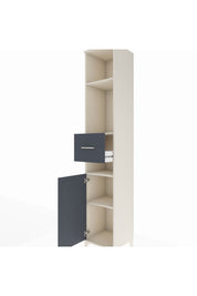 Hyperion Dolap 4 Raflı Tek Çekmeceli Tek Kapaklı 44x44x243 - S64M075V2B