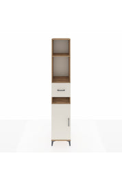 Hyperion Dolap 4 Raflı Tek Çekmeceli Tek Kapaklı 44x44x243 - S64M075V7B