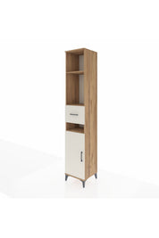 Hyperion Dolap 4 Raflı Tek Çekmeceli Tek Kapaklı 44x44x243 - S64M075V7B