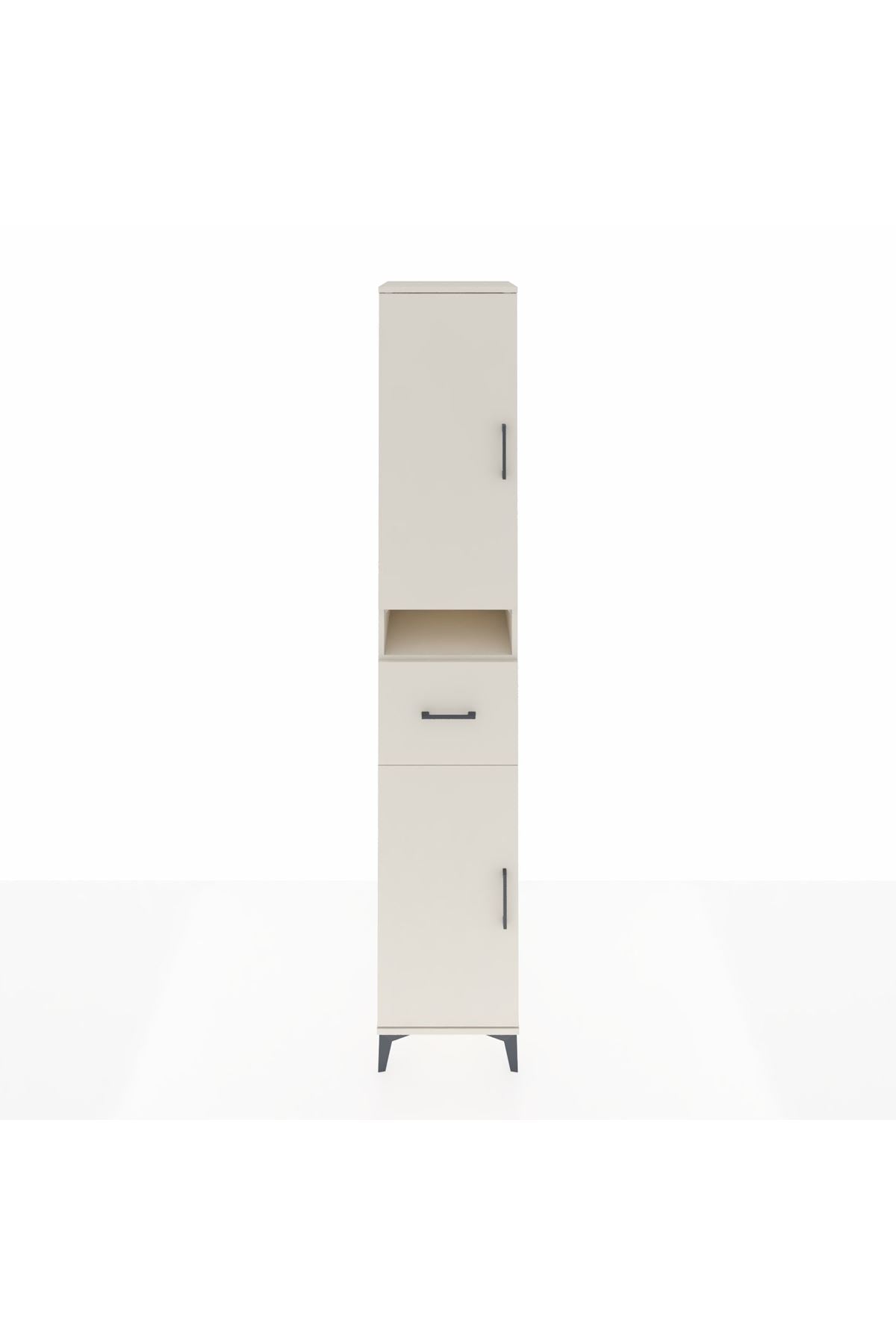 Hyperion Dolap 5 Raflı Tek Çekmeceli 2 Kapaklı 44x44x243 - S64M076V1B
