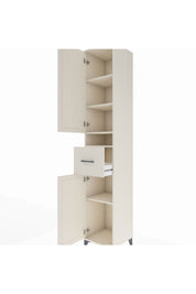 Hyperion Dolap 5 Raflı Tek Çekmeceli 2 Kapaklı 44x44x243 - S64M076V1B
