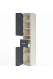 Hyperion Dolap 5 Raflı Tek Çekmeceli 2 Kapaklı 44x44x243 - S64M076V2B