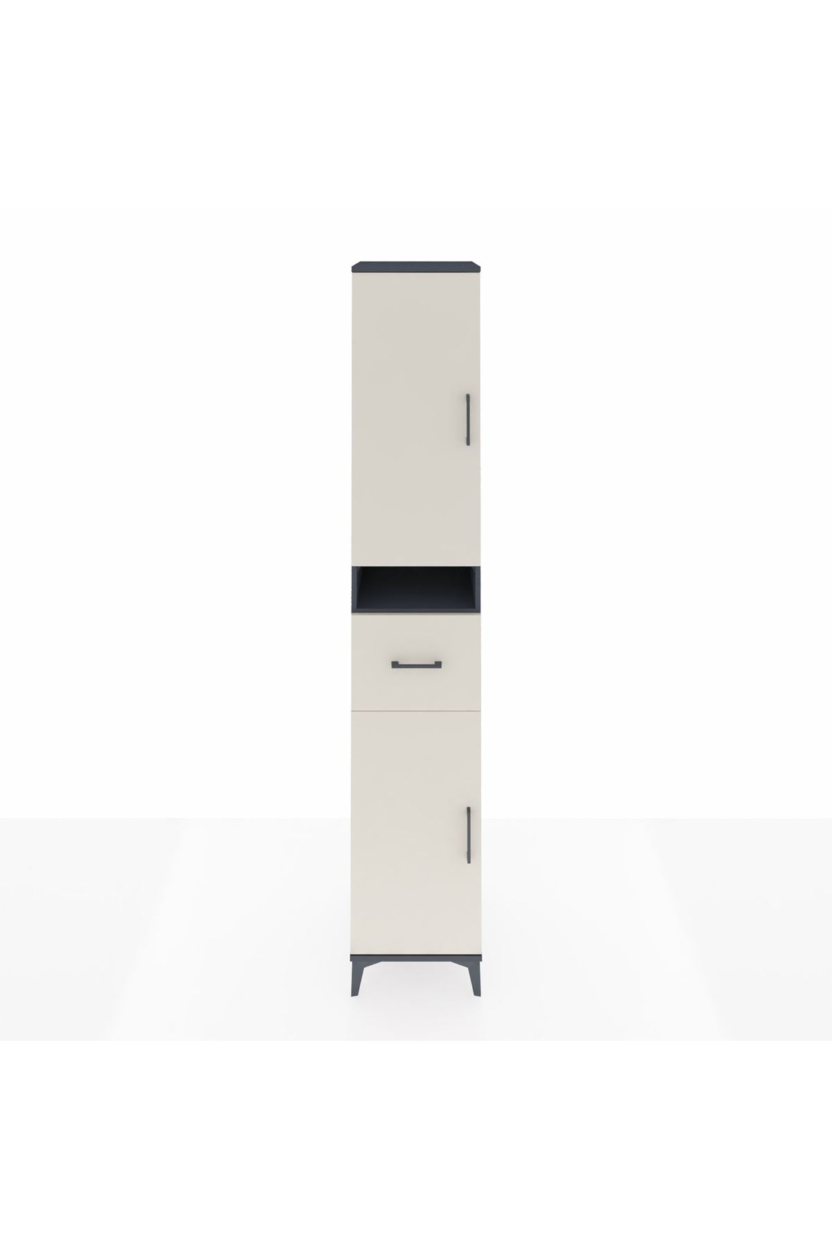 Hyperion Dolap 5 Raflı Tek Çekmeceli 2 Kapaklı 44x44x243 - S64M076V4B