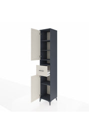 Hyperion Dolap 5 Raflı Tek Çekmeceli 2 Kapaklı 44x44x243 - S64M076V4B
