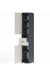 Hyperion Dolap 5 Raflı Tek Çekmeceli 2 Kapaklı 44x44x243 - S64M076V4B