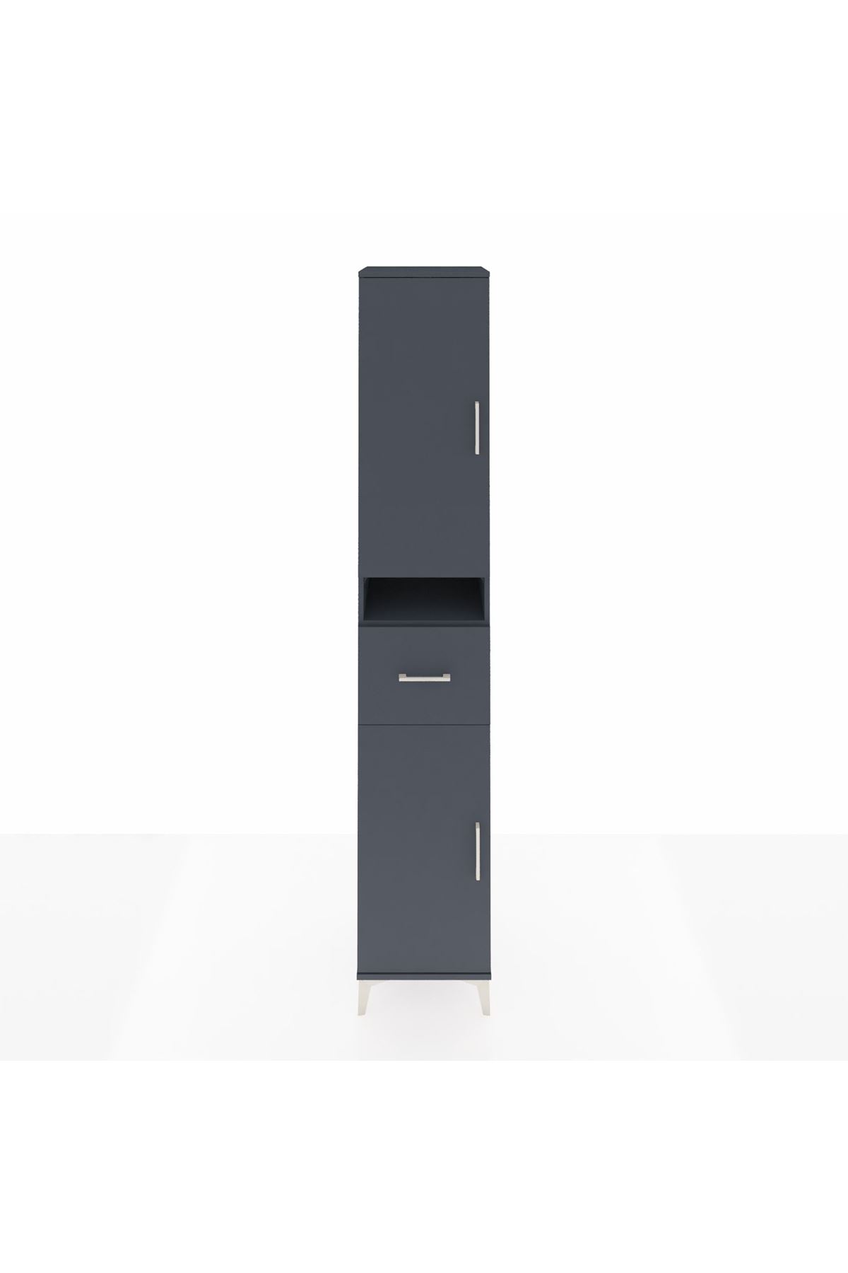 Hyperion Dolap 5 Raflı Tek Çekmeceli 2 Kapaklı 44x44x243 - S64M076V5B