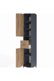 Hyperion Dolap 5 Raflı Tek Çekmeceli 2 Kapaklı 44x44x243 - S64M076V6B