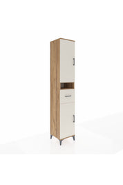 Hyperion Dolap 5 Raflı Tek Çekmeceli 2 Kapaklı 44x44x243 - S64M076V7B