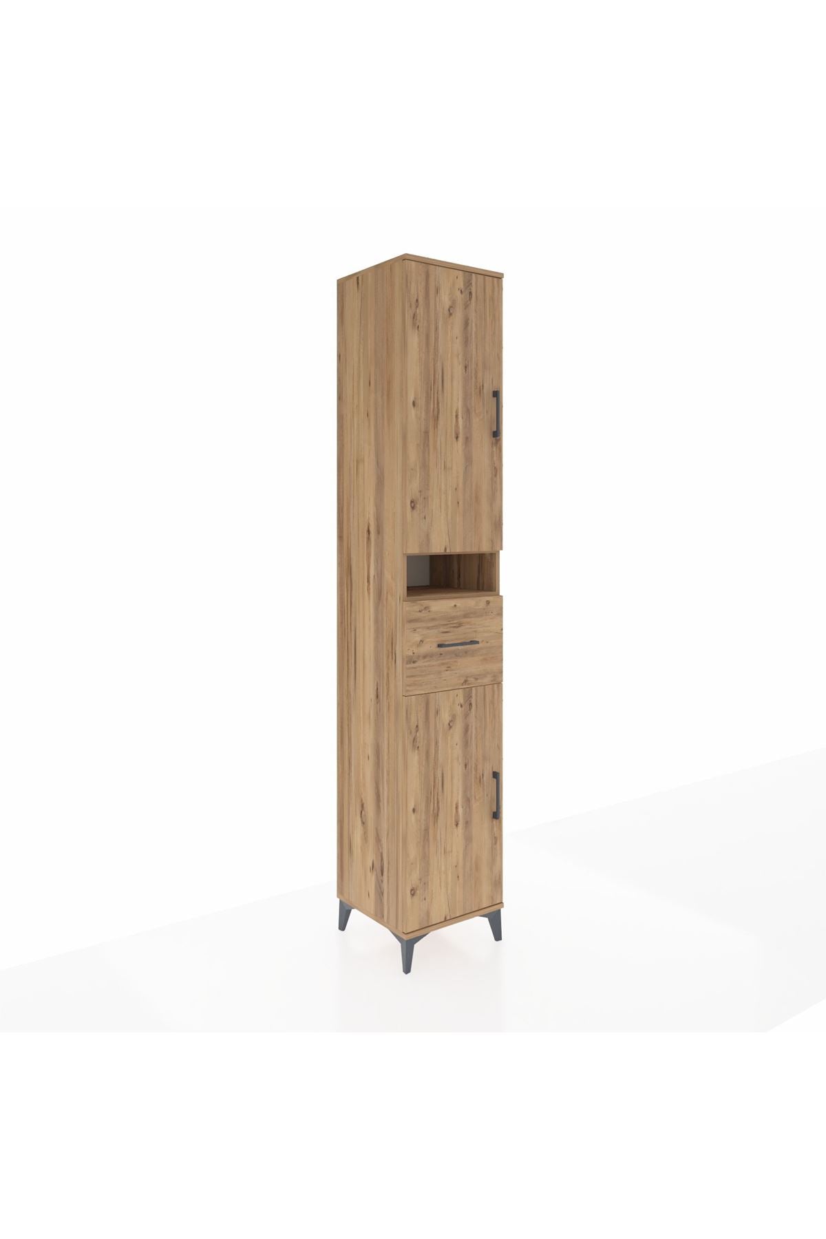 Hyperion Dolap 5 Raflı Tek Çekmeceli 2 Kapaklı 44x44x243 - S64M076V9B