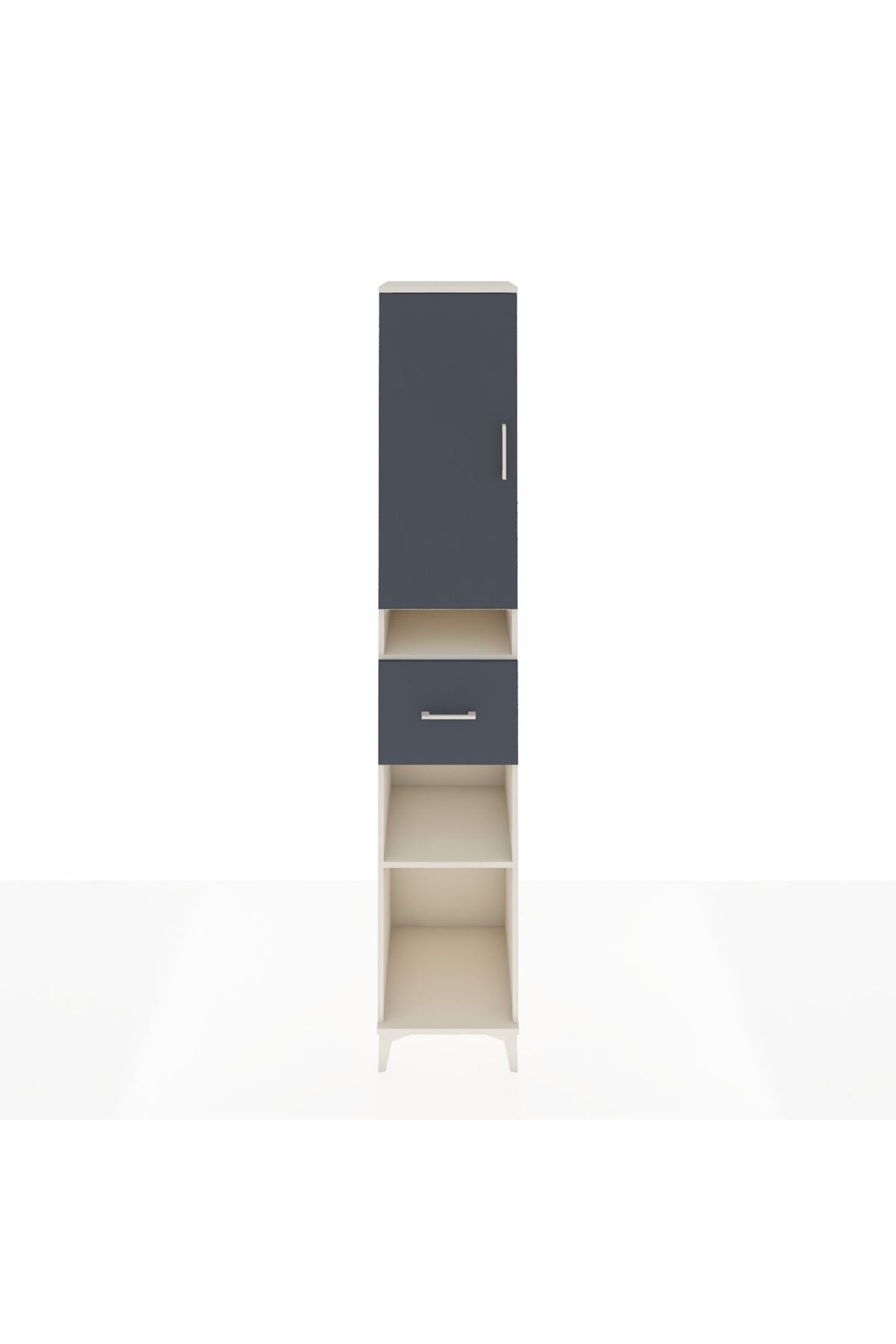 Hyperion Dolap 5 Raflı Tek Çekmeceli Tek Kapaklı 44x44x243 - S64M077V2B