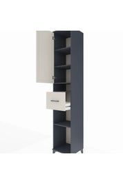 Hyperion Dolap 5 Raflı Tek Çekmeceli Tek Kapaklı 44x44x243 - S64M077V4B