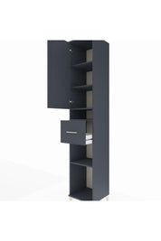 Hyperion Dolap 5 Raflı Tek Çekmeceli Tek Kapaklı 44x44x243 - S64M077V5B