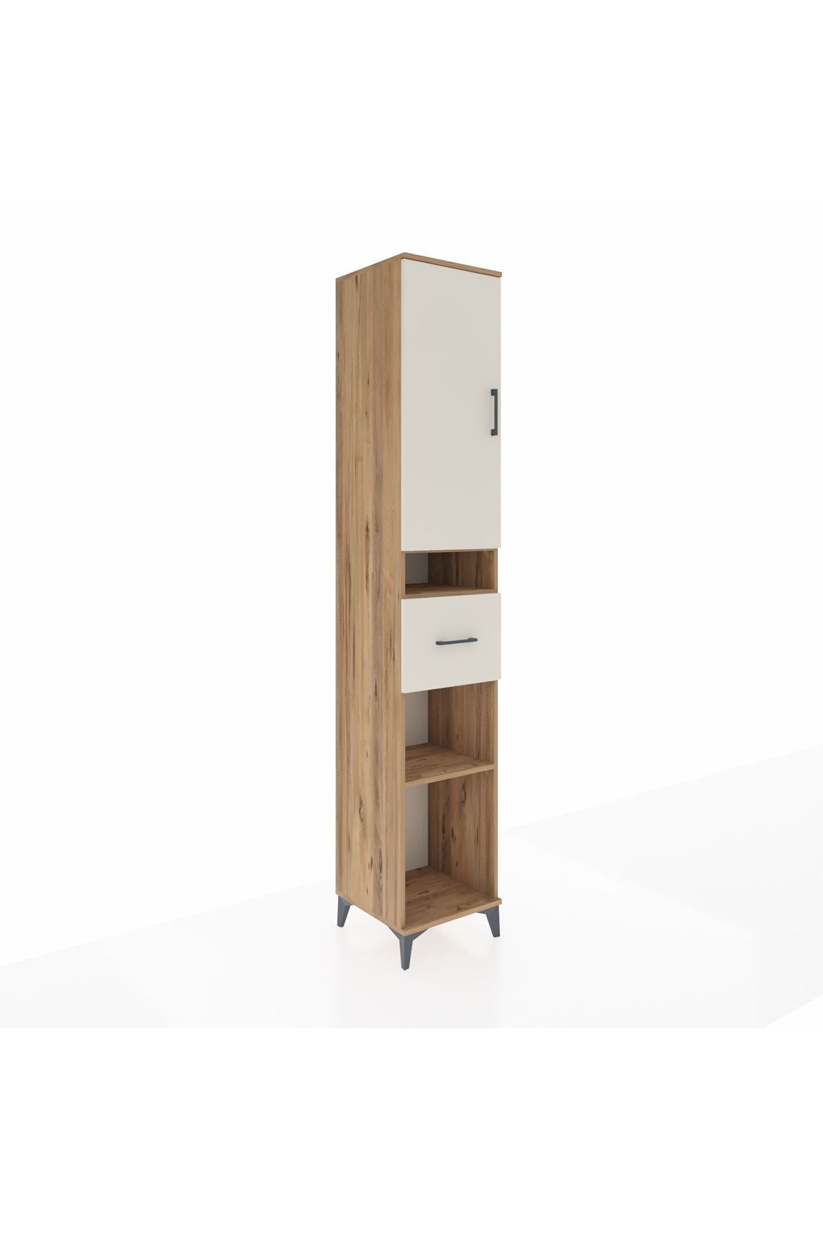 Hyperion Dolap 5 Raflı Tek Çekmeceli Tek Kapaklı 44x44x243 - S64M077V7B