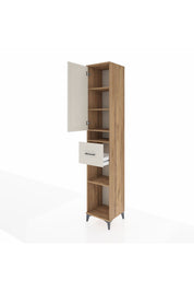 Hyperion Dolap 5 Raflı Tek Çekmeceli Tek Kapaklı 44x44x243 - S64M077V7B