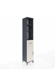 Hyperion Dolap 4 Raflı Tek Çekmeceli Tek Kapaklı 44x44x243 - S64M078V4B