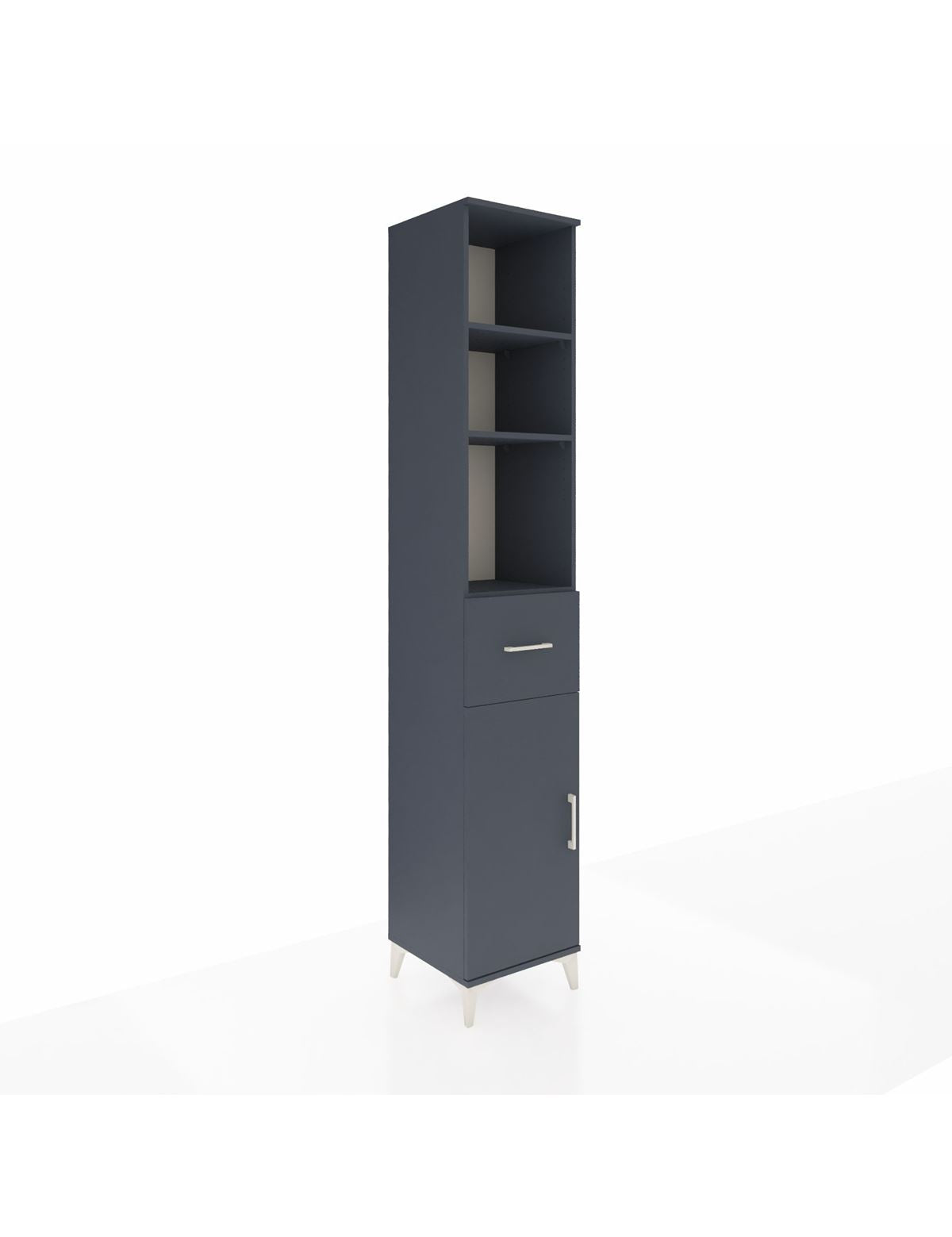 Hyperion Dolap 4 Raflı Tek Çekmeceli Tek Kapaklı 44x44x243 - S64M078V5B